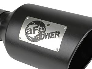 aFe Power - aFe Power MACH Force-Xp 409 Stainless Steel Clamp-on Exhaust Tip Black 4 IN Inlet x 8 IN Outlet x 15 IN L - 49T40801-B15 - Image 5