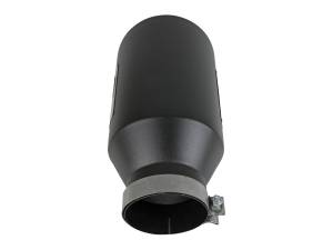 aFe Power - aFe Power MACH Force-Xp 409 Stainless Steel Clamp-on Exhaust Tip Black 5 IN Inlet x 8 IN Outlet x 15 IN L - 49T50801-B15 - Image 4