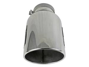 aFe Power - aFe Power MACH Force-Xp 304 Stainless Steel Clamp-on Exhaust Tip Polished 5 IN Inlet x 8 IN Outlet x 15 IN L - 49T50801-P15 - Image 3