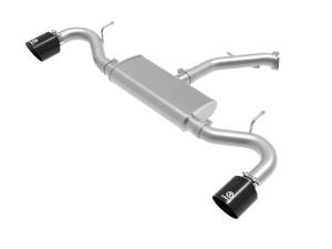 aFe Power Takeda 2-1/2 IN 409 Stainless Steel Axle-Back Exhaust w/ Black Tips Hyundai Elantra GT 18-20 L4-1.6L (t) - 49-47016-B