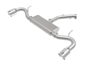 aFe Power Takeda 2-1/2 IN 409 Stainless Steel Axle-Back Exhaust w/ Polished Tips Hyundai Elantra GT 18-20 L4-1.6L (t) - 49-47016-P