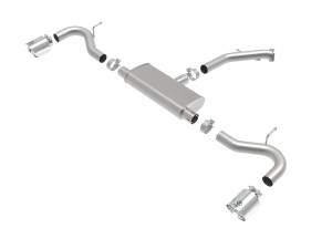 aFe Power - aFe Power Takeda 2-1/2 IN 409 Stainless Steel Axle-Back Exhaust w/ Polished Tips Hyundai Elantra GT 18-20 L4-1.6L (t) - 49-47016-P - Image 2