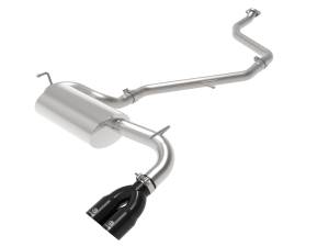 aFe Power Takeda 2 IN to 2-1/2 IN 304 Stainless Steel Cat-Back Exhaust System w/ Black Tip Lexus CT200h 11-17 L4-1.8L - 49-36047-B