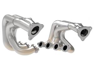 aFe Power Twisted Steel 1-7/8 IN to 2-3/4 IN 304 Stainless Headers w/ Brushed Finish Chevrolet Corvette (C8) 20-23 V8-6.2L - 48-34148-H