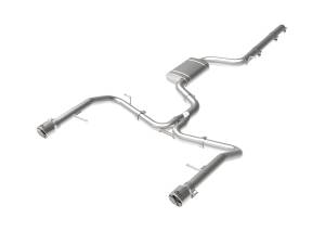 aFe Power MACH Force-Xp 3 IN to 2-1/2 IN Stainless Steel Cat-Back Exhaust System Polished Volkswagen Jetta GLI (MKVII) 19-21 L4-2.0L (t) - 49-36432-P