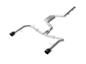 aFe Power MACH Force-Xp 3 IN to 2-1/2 IN Stainless Steel Cat-Back Exhaust System Black Volkswagen Jetta GLI (MKVII) 19-21 L4-2.0L (t) - 49-36432-B