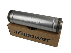 aFe Power - aFe Power MACH Force-Xp 304 Stainless Steel Muffler 3 IN ID Center/Center x 5 IN Dia. x 18 IN L - Round Body - 49M30050 - Image 1
