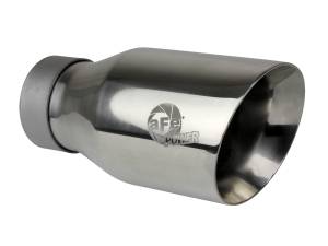 aFe Power MACH Force-Xp 304 Stainless Steel Clamp-on Exhaust Tip Polished 3 IN Inlet x 4-1/2 IN Outlet x 9 IN L - 49T30454-P093