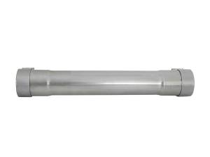 aFe Power - aFe Power MACH Force-Xp 304 Stainless Steel Resonator Delete Pipe 3 IN Inlet/Outlet x 3 IN Dia. x 16 IN Overall Length w/ Clamps - 49M10007 - Image 2