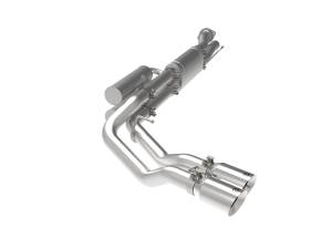aFe Power Rebel Series 3 IN 409 Stainless Steel Cat-Back Exhaust System w/Polished Tip Ford F-250/F-350 17-23 V8-6.2/7.3L - 49-43117-P