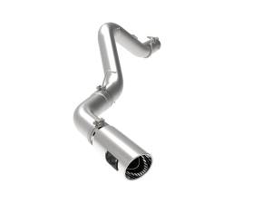 aFe Power - aFe Power Large Bore-HD 5 IN 409 Stainless Steel DPF-Back Exhaust System w/Polished Tip GM Diesel Trucks 22-23 V8-6.6L (td) L5P - 49-44125-P - Image 1