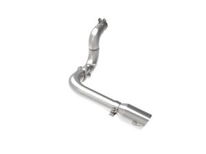 aFe Power Large Bore-HD 3 IN 304 Stainless Steel DPF-Back Exhaust System w/Polished Tip Jeep Wrangler (JL) 20-23 V6-3.0L (td) EcoDiesel - 49-38092-P