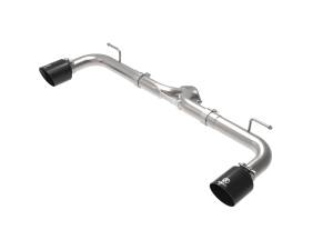 aFe Power Takeda 2-1/2 IN 304 Stainless Steel Axle-Back Exhaust System w/ Black Tips Mazda 3 14-18 L4-2.0/2.5L - 49-37014-B