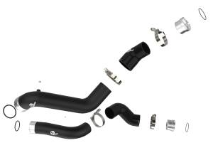 aFe Power - aFe Power BladeRunner 2-1/2 IN to 3 IN Aluminum Hot and Cold Charge Pipe Kit Black GM Silverado/Sierra 1500 19-23 L4-2.7L (t) - 46-20424-B - Image 2