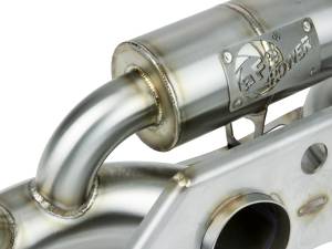 aFe Power - aFe Power MACH Force-Xp 304 Stainless Steel Secondary Muffler Delete Pipe Porsche 911 GT3 14-19 H6-3.8L/4.0L - 49C36434 - Image 4