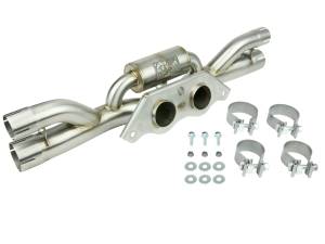 aFe Power - aFe Power MACH Force-Xp 304 Stainless Steel Secondary Muffler Delete Pipe Porsche 911 GT3 14-19 H6-3.8L/4.0L - 49C36434 - Image 5