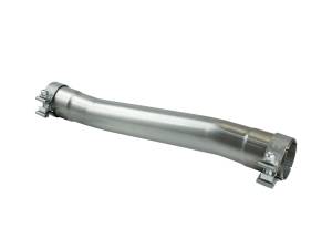aFe Power MACH Force-Xp 2-1/2 IN 409 Stainless Steel Muffler Delete Pipe 2-1/2 IN ID Inlet/Outlet x 24 IN Overall Length - 49M30053