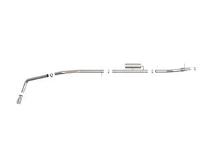 aFe Power - aFe Power Apollo GT Series Cat-Back Exhaust System w/ Helmholtz Chamber Polished Tip Ford Ranger 19-23 L4-2.3L (t) - 49-43118-P - Image 4