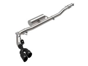 aFe Power Rebel Series 3 IN 304 Stainless Steel Cat-Back Exhaust System w/ Black Tips Ford Ranger 19-23 L4-2.3L (t) - 49-33119-B