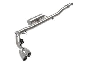 aFe Power Rebel Series 3 IN 304 Stainless Steel Cat-Back Exhaust System w/ Polished Tips Ford Ranger 19-23 L4-2.3L (t) - 49-33119-P