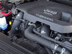 aFe Power - aFe Power BladeRunner 3 IN Aluminum Hot and Cold Charge Pipe Kit Black Jeep Wrangler (JL) 20-23 V6-3.0L (td) EcoDiesel - 46-20434-B - Image 5