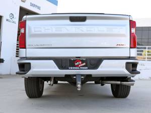 aFe Power - aFe Power Rebel XD Series 3 IN 304 Stainless Steel DPF-Back Exhaust w/Dual Polished Tips GM Trucks 20-22 L6-3.0L (td) LM2 - 49-34129-P - Image 5