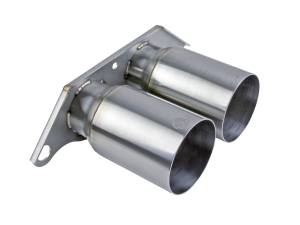 aFe Power - aFe Power MACH Force-Xp 4 IN Brushed Finish OE Replacement Exhaust Tips Porsche 911 GT3 14-19 H6-3.8L/4.0L - 49C36435-H - Image 3