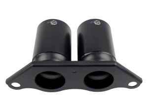 aFe Power - aFe Power MACH Force-Xp 4 IN Satin Black OE Replacement Exhaust Tips Porsche 911 GT3 14-19 H6-3.8L/4.0L - 49C36435-B - Image 4