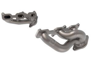 Exhaust - Exhaust Headers - aFe Power - aFe Power Twisted Steel 409 Stainless Steel Shorty Header w/ Titanium Coating Ford Mustang 11-17 V6-3.7L - 48-43031-T