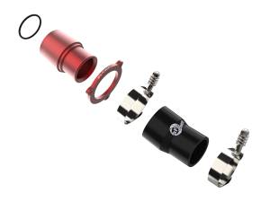 aFe Power - aFe Power BladeRunner Turbo Muffler Delete for OE Charge Pipe Red Volkswagen GTI (MKVII) 15-21 L4-2.0L (t) - 46-20416-R - Image 2