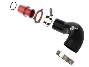 aFe Power - aFe Power BladeRunner Turbo Muffler Delete for aFe Charge Pipe Red Volkswagen GTI (MKVII) 15-21 L4-2.0L (t) - 46-20417-R - Image 2