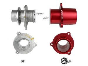 aFe Power - aFe Power BladeRunner Turbo Muffler Delete for aFe Charge Pipe Red Volkswagen GTI (MKVII) 15-21 L4-2.0L (t) - 46-20417-R - Image 5