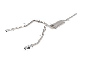 aFe Power - aFe Power Apollo GT Series 3 IN Cat-Back Exhaust System w/ Dual Rear Exit w/ Polish Tips GM Trucks 09-18 V6-4.3L/V8-4.8/5.3L - 49-44135-P - Image 1