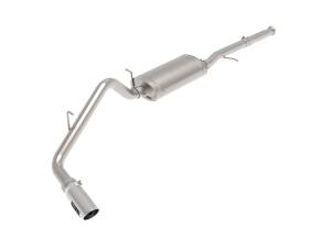 aFe Power Apollo GT Series 3 IN 409 Stainless Steel Cat-Back Exhaust System w/ Polish Tip GM Trucks 09-18 V6-4.3L/V8-4.8/5.3L - 49-44136-P