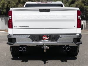 aFe Power - aFe Power Gemini XV 3 IN 304 Stainless Steel Cat-Back Exhaust System w/ Cut-Out Black GM Silverado/Sierra 1500 19-23 V8-5.3L - 49-34139-B - Image 8