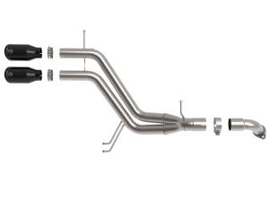 aFe Power - aFe Power Takeda 3 IN to 2-1/2 IN 304 Stainless Steel Axle-Back Exhaust w/ Black Tip Hyundai Veloster 13-17 L4-1.6L (t) - 49-37019-B - Image 3