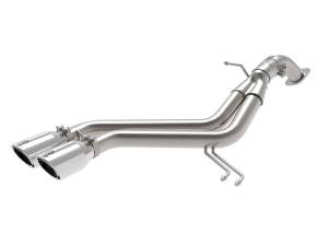 aFe Power - aFe Power Takeda 3 IN to 2-1/2 IN 304 Stainless Steel Axle-Back Exhaust w/ Polished Tip Hyundai Veloster 13-17 L4-1.6L (t) - 49-37019-P - Image 1