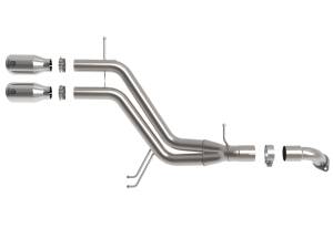 aFe Power - aFe Power Takeda 3 IN to 2-1/2 IN 304 Stainless Steel Axle-Back Exhaust w/ Polished Tip Hyundai Veloster 13-17 L4-1.6L (t) - 49-37019-P - Image 3