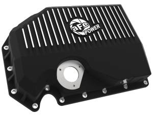 aFe Power - aFe POWER Pro Series Engine Oil Pan Black w/ Machined Fins VW Cars 05-21 L4-1.8/2.0L w/ Oil Sensor - 46-71210B - Image 2