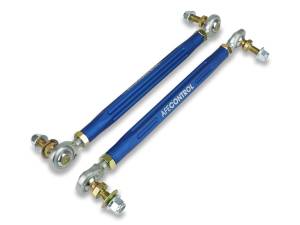 Suspension - Sway Bar Links - aFe Power - aFe CONTROL Front Adjustable End Link Set Blue BMW M2 (F87) 16-21/M3/M4 (F80/82/83) 15-20 L6-3.0L (tt) N55/S55 - 442-502001FL