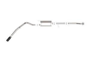 aFe Power - aFe Power Apollo GT Series 3 IN to 3-1/2 IN 409 SS Cat-Back Exhaust System w/ Black Tip Ford F-150 21-23 V6-2.7L (tt)/3.5L (tt)/V8-5.0L - 49-43125-B - Image 4