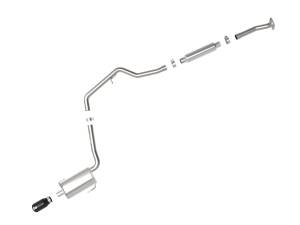 aFe Power - aFe Power Takeda 2-1/4 IN 304 Stainless Steel Cat-Back Exhaust System w/Black Tip Subaru Impreza 12-16 H4-2.0L - 49-36052-B - Image 3