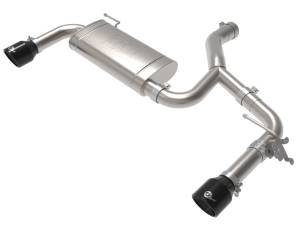 aFe Power - aFe Power MACH Force-Xp 3 to 2-1/2 IN Stainless Steel Axle-Back Exhaust w/Black Tip BMW X1 (F48) 15-22 L4-2.0L (t) - 49-36349-B - Image 1