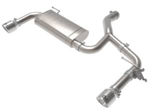 aFe Power - aFe Power MACH Force-Xp 3 to 2-1/2 IN Stainless Steel Axle-Back Exhaust w/Polished Tip BMW X1 (F48) 15-22 L4-2.0L (t) - 49-36349-P - Image 1