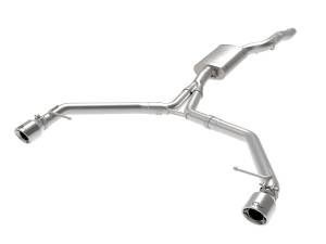 aFe Power MACH Force-Xp 3 IN to 2-1/2 IN Stainless Steel Axle-Back Exhaust w/ Polished Tip Audi Allroad 13-16 L4-2.0L (t) - 49-36437-P