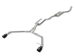 aFe Power - aFe Power MACH Force-Xp 3 IN to 2-1/2 IN Stainless Steel Cat-Back Exhaust w/ Black Tip Audi allroad 13-16 L4-2.0L (t) - 49-36438-B - Image 1