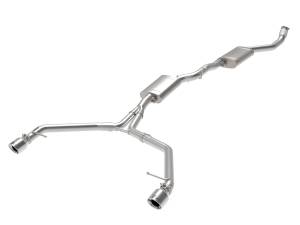 aFe Power MACH Force-Xp 3 IN to 2-1/2 IN Stainless Steel Cat-Back Exhaust w/ Polished Tip Audi allroad 13-16 L4-2.0L (t) - 49-36438-P