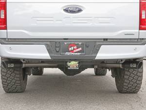 aFe Power - aFe Power Vulcan Series 3 IN 304 Stainless Steel Cat-Back Exhaust System w/Black Tip Ford F-150 21-23 V6-2.7L (tt)/3.5L (tt)/V8-5.0L - 49-33126-B - Image 5