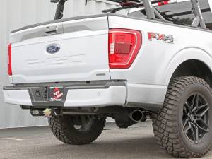 aFe Power - aFe Power Vulcan Series 3 IN 304 Stainless Steel Cat-Back Exhaust System w/Black Tip Ford F-150 21-23 V6-2.7L (tt)/3.5L (tt)/V8-5.0L - 49-33126-B - Image 6