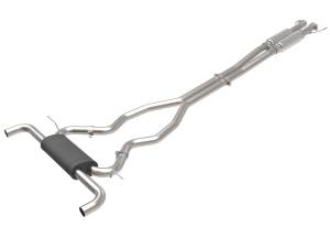 aFe Power - aFe Power Vulcan Series 2-1/2 IN 304 Stainless Steel Cat-Back Exhaust System Ford Edge ST 19-23 V6-2.7L (tt) - 49-33133 - Image 1
